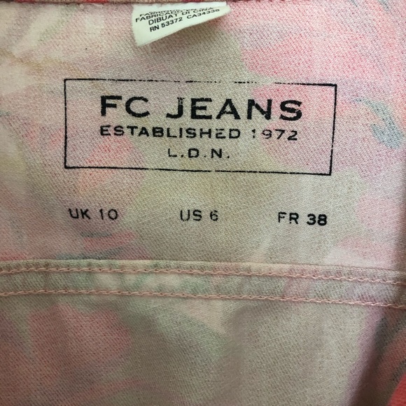 Pink Floral Jean Jacket - Picture 4 of 5